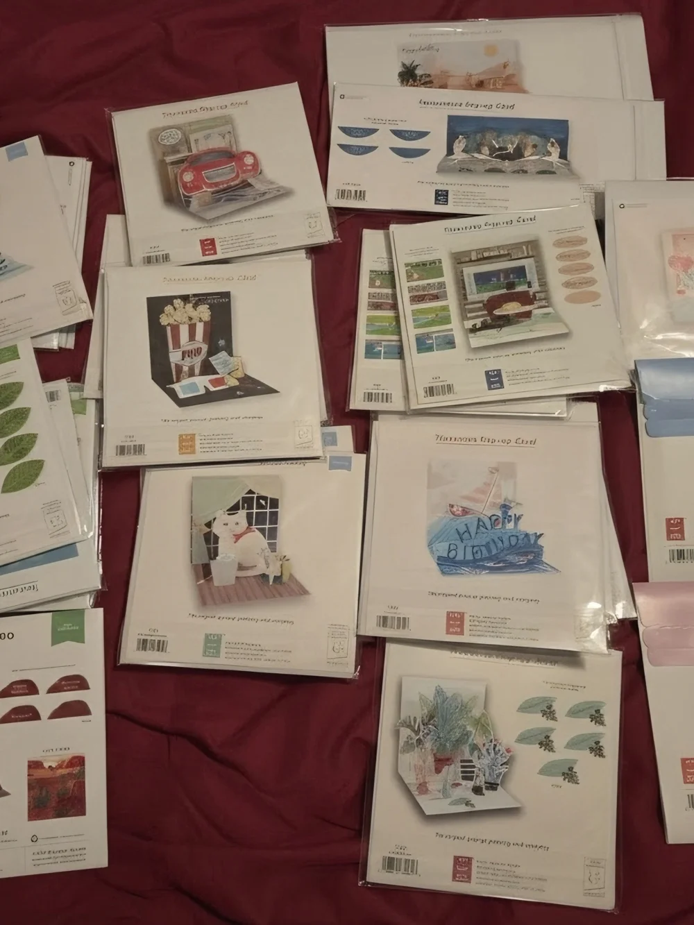 Bulk Lot 32 Up With Paper 3D Pop-Up Cards NEW Sealed - Great for Resellers